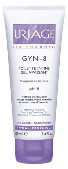 URIAGE GYN8 GEL MOUSSANT APAISANT 100ML